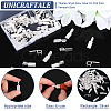 100Pcs Tibetan Style Alloy Glue-on Flat Pad Bails FIND-UN0002-33-5