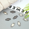 12Pcs 2 Colors Alloy Adjustable Clasps DIY-BC0004-59-6