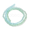 Transparent Painted Glass Beads Strands X-DGLA-A034-T1mm-A16-5