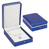 Imitation Leather Pure Color Flip-open Gift Boxes CON-WH0095-238B-03-1