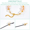 Unicraftale 40Pcs 4 Style Brass Bead Tips KK-UN0001-58-5