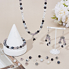 375Pcs 15 Styles DIY Jewerly Round Bead Kits DIY-AR0004-63-4