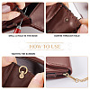 24Pcs 8 Colors Alloy Bag Suspension Clasps FIND-TA0009-98-5