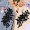 3D Flower Polyester Embroidery Sew on Appliques PATC-WH0012-02A-4