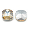Pointed Back Glass Rhinestone Cabochons RGLA-T032-10x10mm-09-2