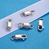 Anti-Tarnish Rhodium Plated 925 Sterling Silver Lobster Claw Clasps STER-K014-H154-12mm-P-3
