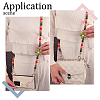 2Pcs 2 Style Plastic Round Beaded Purse Straps AJEW-PH0018-22-3
