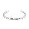 Non-Tarnish 304 Stainless Steel Cuff Bangles BJEW-K222-02P-2