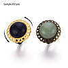 Adjustable Alloy & Iron Bezel Cup Ring Base with Rotatable Tray MAK-T012-14G-5