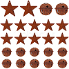 40Pcs 2 Styles Iron Pendants IFIN-CN0001-01-1