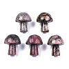 Natural Rhodonite GuaSha Stone G-N0325-02O-2