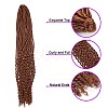 DreadLock Hair Twist Braids Crochet Hair OHAR-G005-21B-4