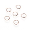 304 Stainless Steel Open Jump Rings STAS-O098-01RG-06-1