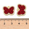 Brass Micro Pave Cubic Zirconia Pendants KK-C158-03D-G-3