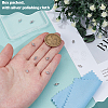 10Pcs 925 Sterling Silver Pave Clear Cubic Zirconia Flat Round Links Connector Charms STER-BC0004-22P-3