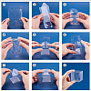 Transparent Plastic PET Box Gift Packaging CON-WH0052-12x12cm-3