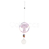 Glass Round Window Hanging Suncatchers DJEW-PW0010-04A-1