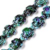 Synthetic Turquoise Dyed Beads Strands G-P507-05A-2-1