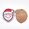 Printed Basswood Pendants X-WOOD-S045-049-2