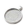 Alloy Pendant Cabochon Settings PALLOY-A13349-P-NR-2
