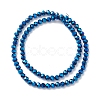Electroplate Glass Beads Strands EGLA-K015-09A-2