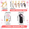 DIY Cat & Paw Print Knitting Tool Sets HJEW-NB00096-2