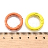 Spray Painted Alloy Spring Gate Rings X-PALLOY-A022-01B-3