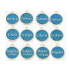 Alloy Enamel Pendants ENAM-S124-01B-05-2