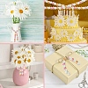 Flower & Round Natural Wooden Beads WOOD-YW001-76-6