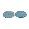 AB Color Plated Capiz Shell Pendants X-SSHEL-T008-01A-2