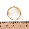 304 Stainless Steel Adjustable Cuff Rings RJEW-L129-05G-5
