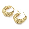 Rack Plating Brass Hollow Teardrop Hoop Earrings EJEW-D063-02G-2