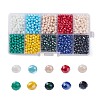 Electroplate Glass Beads EGLA-X0006-01F-4mm-1
