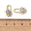 Brass Lobster Claw Clasps KK-K385-017G-4