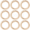 SUNNYCLUE 30Pcs Alloy Spring Gate Rings FIND-SC0009-08-1