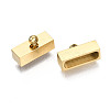 201 Stainless Steel Cord Ends STAS-T052-44B-G-1