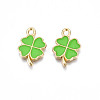 Rack Plating Alloy Enamel Pendants ENAM-N055-088-02LG-2