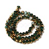 Electroplate Glass Beads Strands X-EGLA-P061-01B-06-2