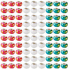 150Pcs Opaque Resin European Beads RESI-TA0004-61D-2