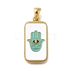 304 Stainless Steel Enamel Pendants STAS-B087-06G-01-1