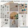 201 Stainless Steel Eyepin Pin Clutch Brooch Findings STAS-D266-01P-02-4