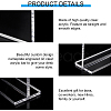Rectangle Acrylic Name Card Holder ODIS-WH0025-39-4