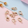 Zinc Alloy Lobster Claw Clasps X-E102-KCG-6