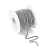 Tarnish Resistant 304 Stainless Steel Curb Chains CHS-R008-05-5