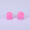 Hexagonal Silicone Focal Beads SI-JX0020A-89-1