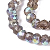 AB Color Plated Transparent Glass Rondelle Beads Strands EGLA-T029-2mm-10S-3