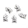 Tarnish Resistant 316L Surgical Stainless Steel Charms STAS-M225-04-1