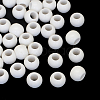 Rondelle Opaque Acrylic Large Hole Beads SACR-R888-06-1