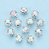 Sew on Rhinestone Montee Beads KK-T071-01G-01-1