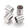 Tarnish Resistant 201 Stainless Steel Cord Ends STAS-O118-68P-1